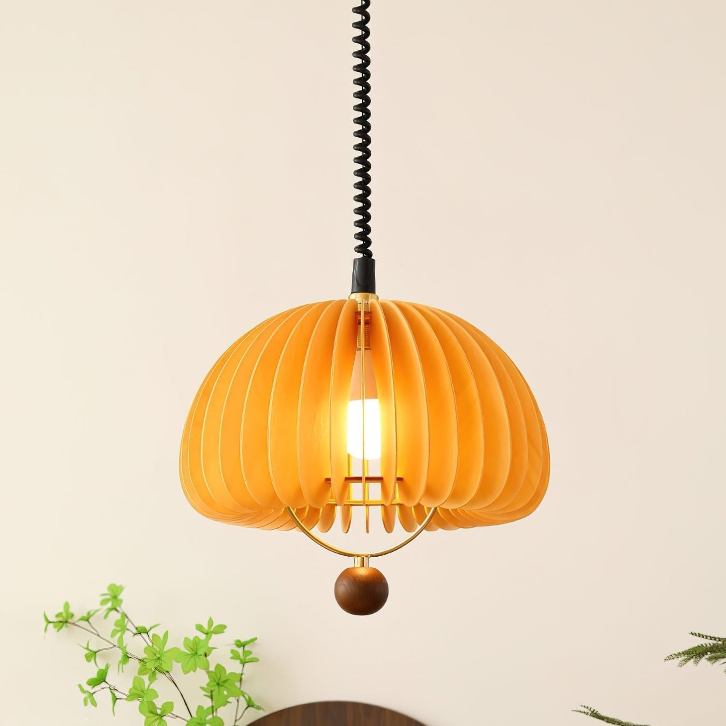 Pumpkin Adjustable Pendant Light