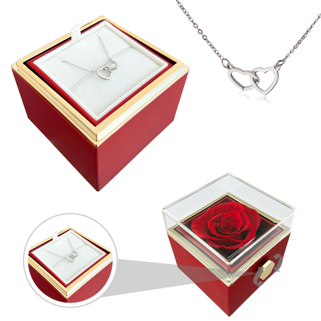 Eternal Rose Love Necklace