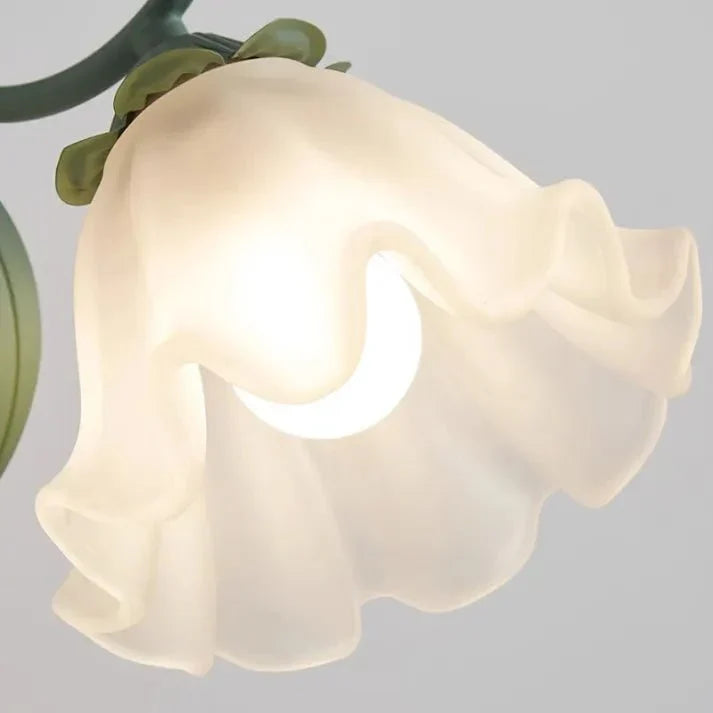 Lily of the Valley Flower Wall Lamp | Floral Design | E27 Socket | Iron Acrylic | Decorative Ambient Lighting for Bedroom and Living Room