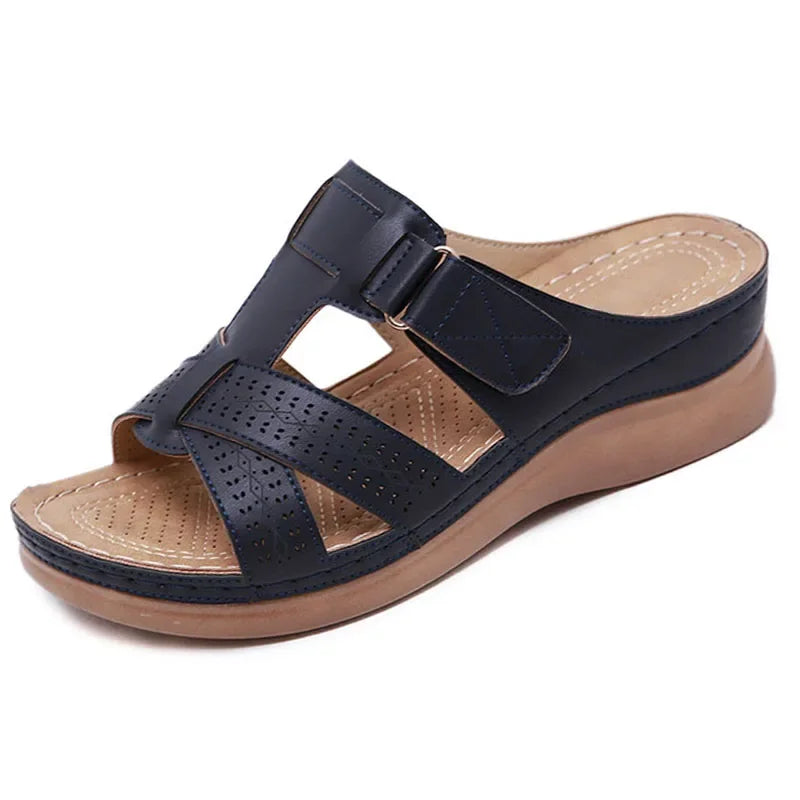 Orthopedic Leather Sandals – Breathable and Comfortable