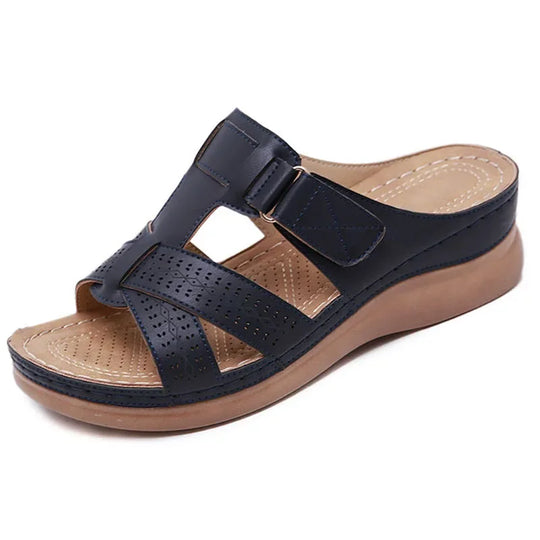 Orthopedic Leather Sandals – Breathable and Comfortable