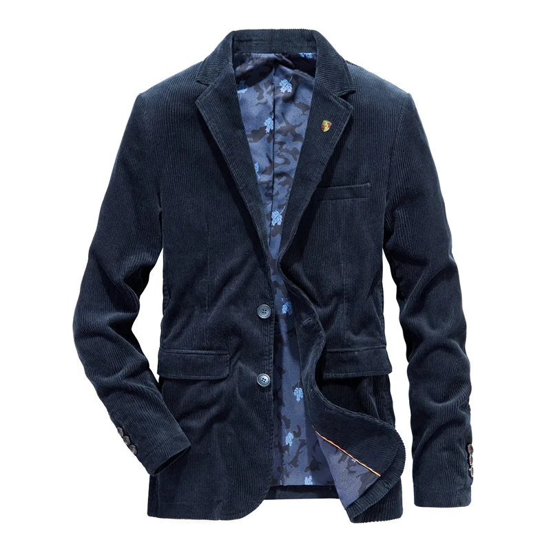 Austin | Men's Cord Blazer – Classic Elegance