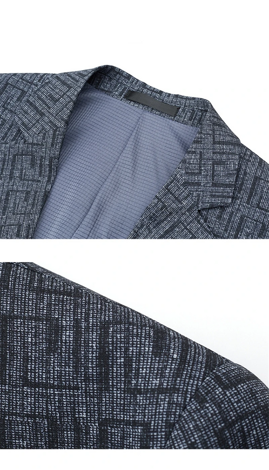 Stefano | Modern Blazer with Geometric Pattern