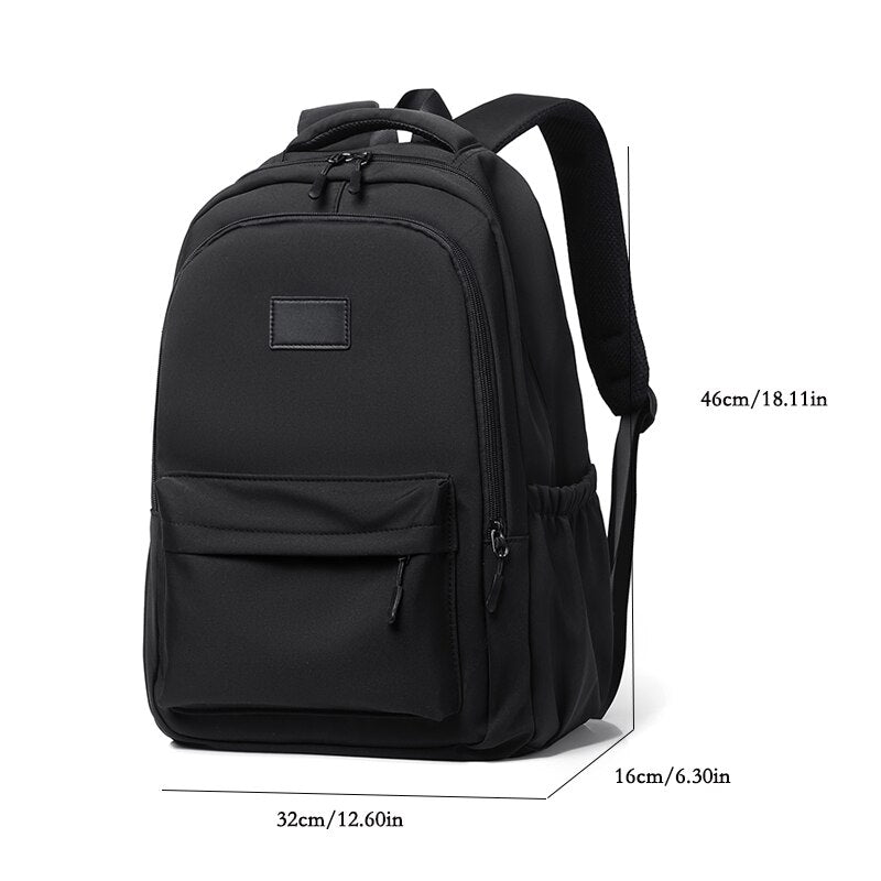 Classic school backpack with spacious pockets