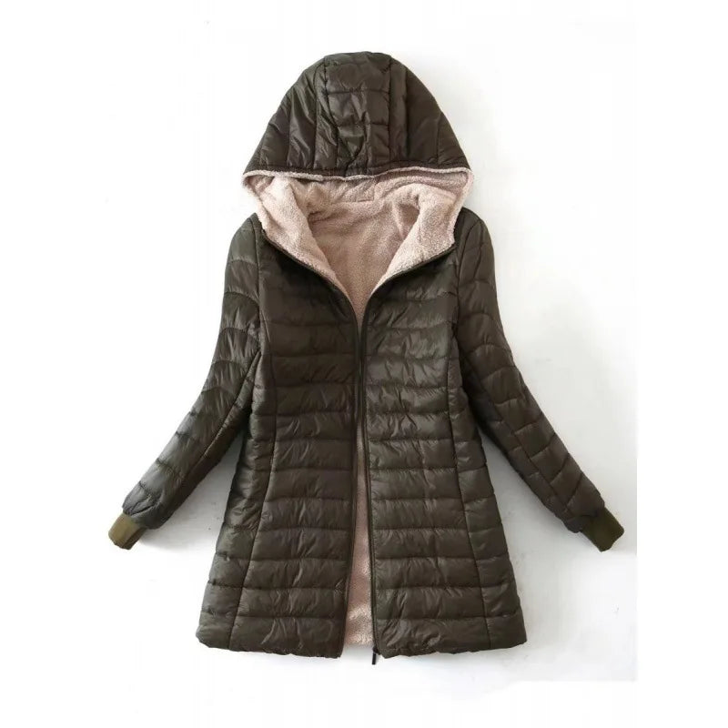 Women's Winter Fleece Jacket | With Hood