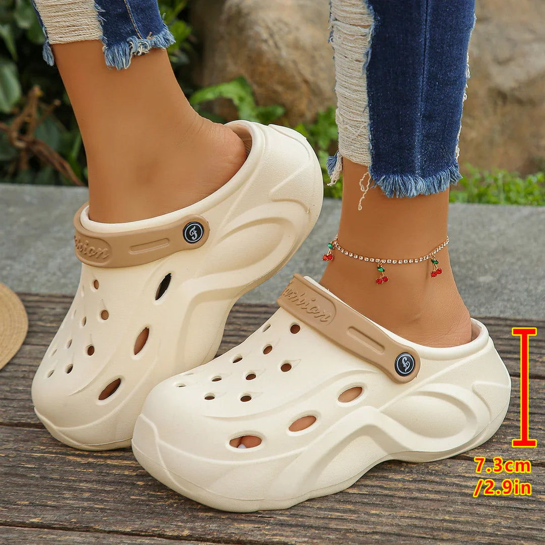 Women's Sandals Clogs with Perforation
