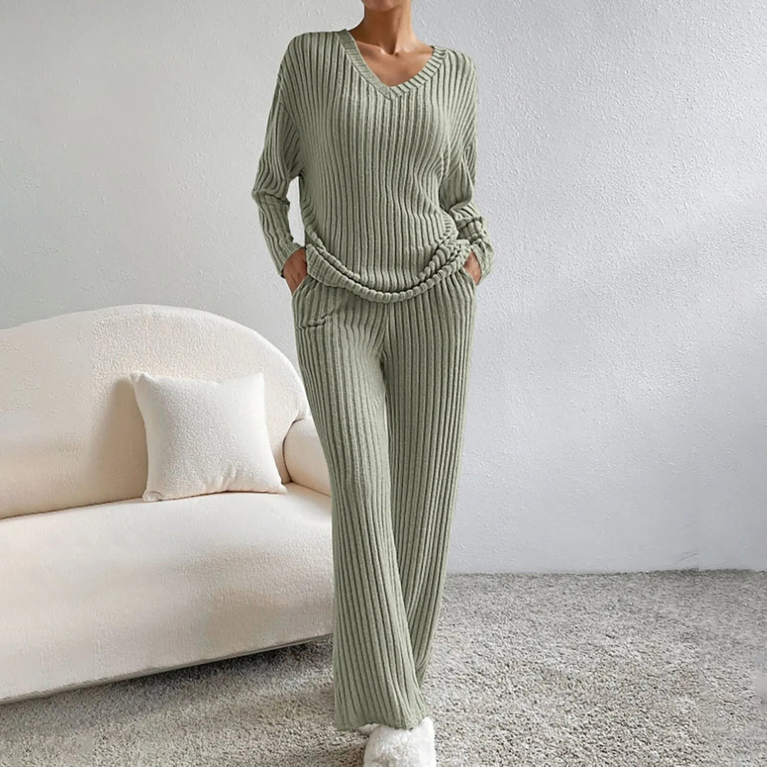 Linda | Stylish Set | Braided | Comfortable | Top &amp; Pants | Fashionable | Cozy