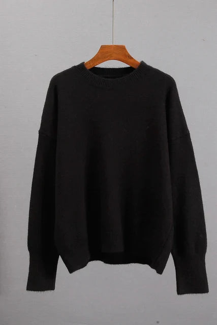 Basic Cashmere Look Sweater Women