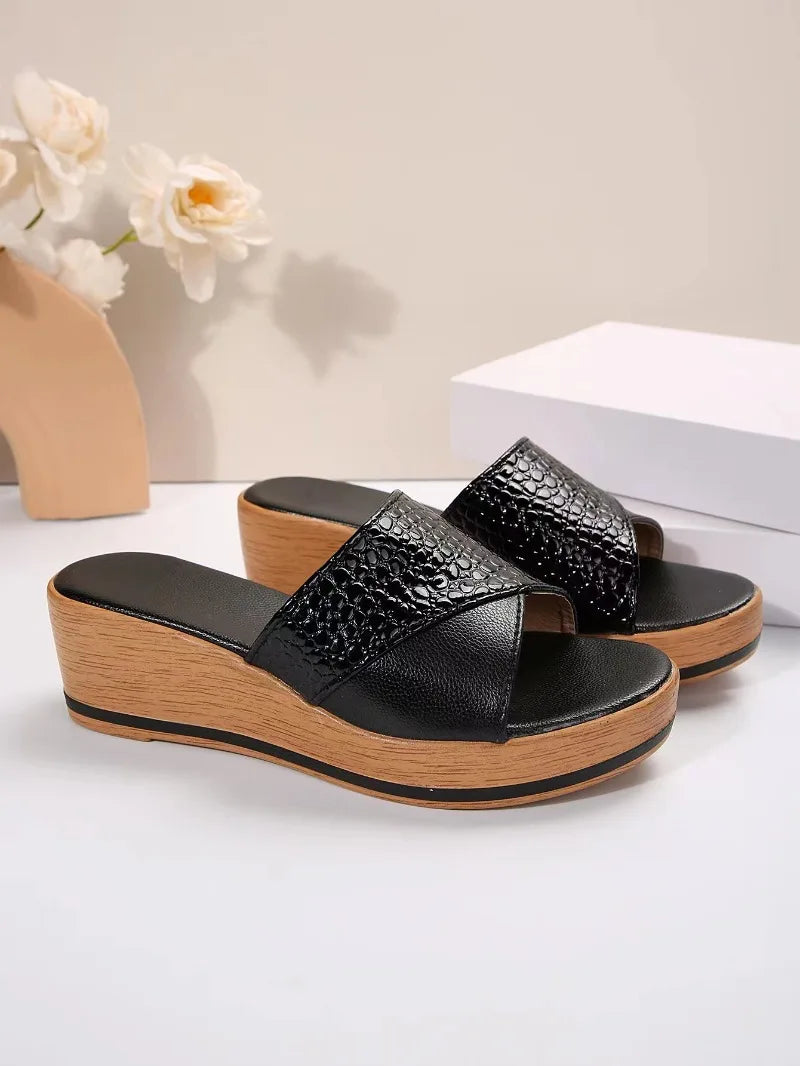 Women's Comfortable Orthopedic Sandals on Wedge Heel