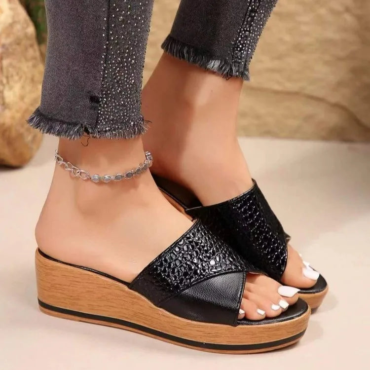 Women's Comfortable Orthopedic Sandals on Wedge Heel