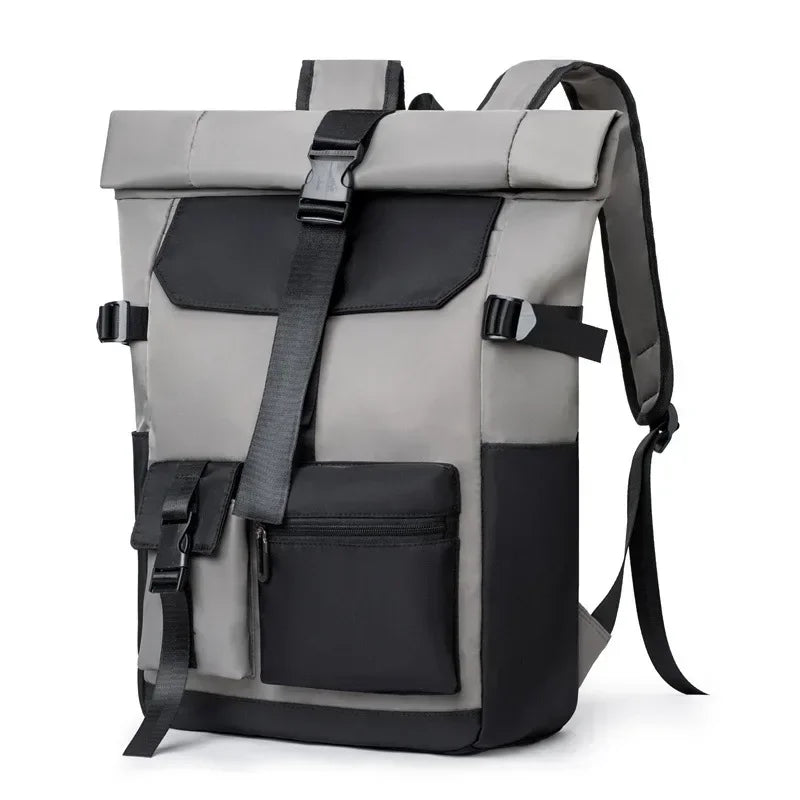 Men's | Rolltop Backpack | Waterproof Outdoor Daypack | Lightweight | Multifunctional | Business &amp; Travel Bag