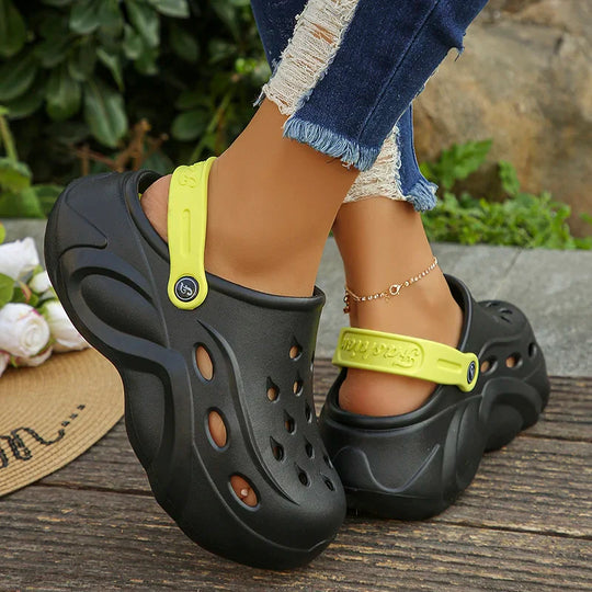 Women's Sandals Clogs with Perforation