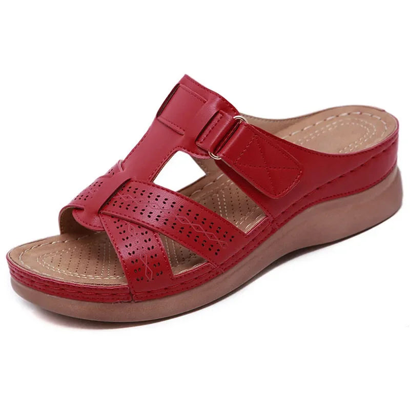 Orthopedic Leather Sandals – Breathable and Comfortable
