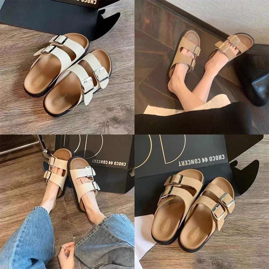 Women's orthopedic sandals with adjustable straps