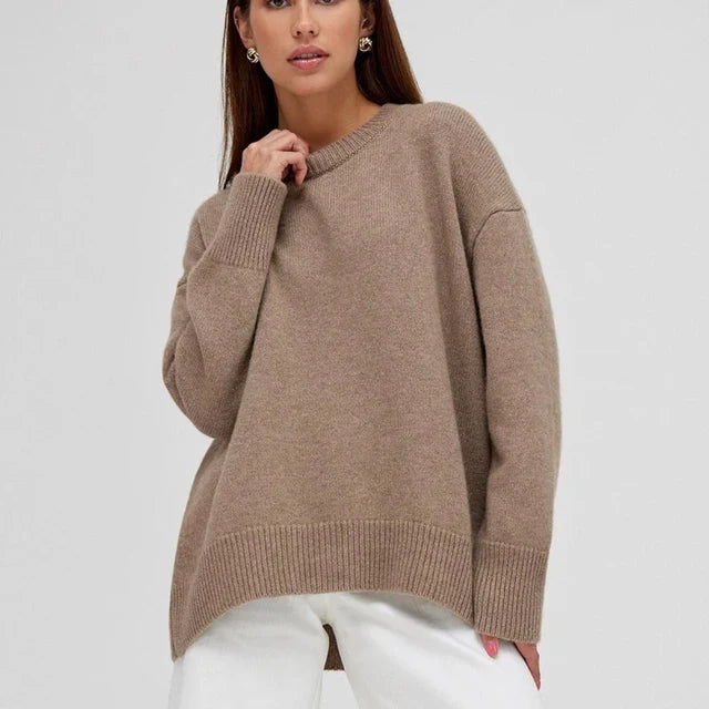 Basic Cashmere Look Sweater Women