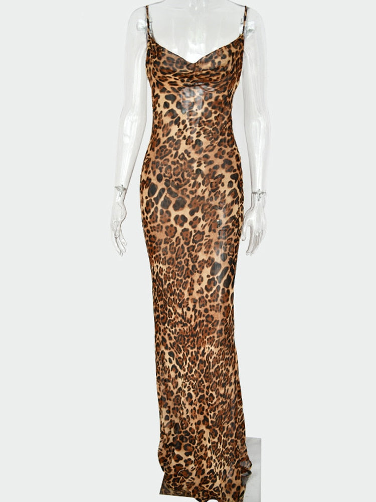 Leopard Print Dress "Cesar"