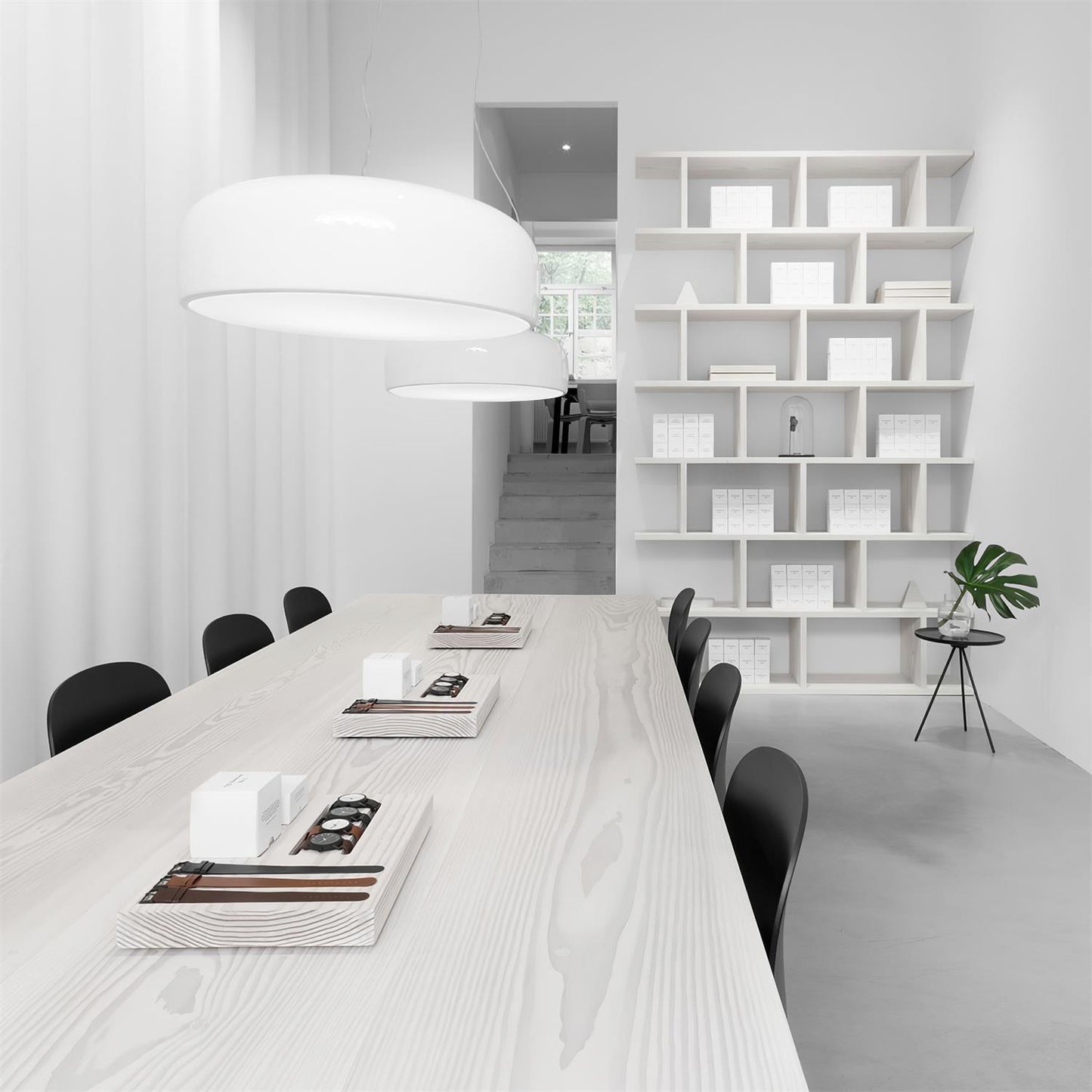 Modern Pendant Lamp for Dining Room & Kitchen | Smithfield Aluminum LED Light | E26/E27 Socket | 48cm Large Ceiling Light