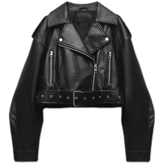 Heidi Fashion | Modern Short Biker Jacket | Stylish and Versatile