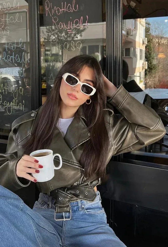 Heidi Fashion | Modern Short Biker Jacket | Stylish and Versatile