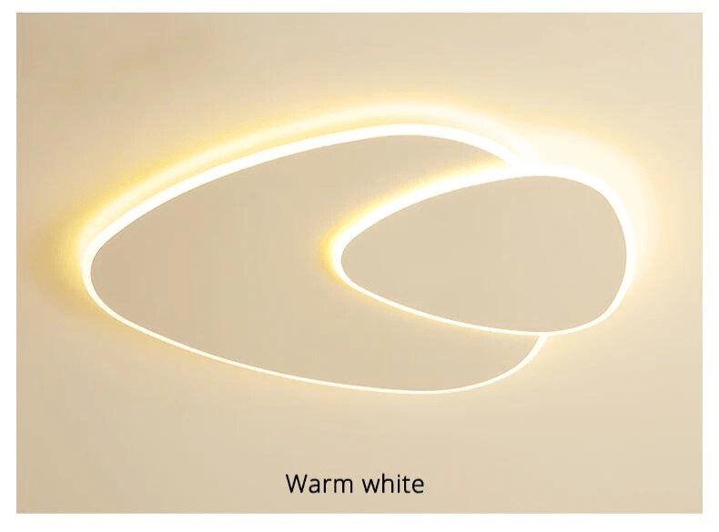 Modern, minimalist LED ceiling lamps