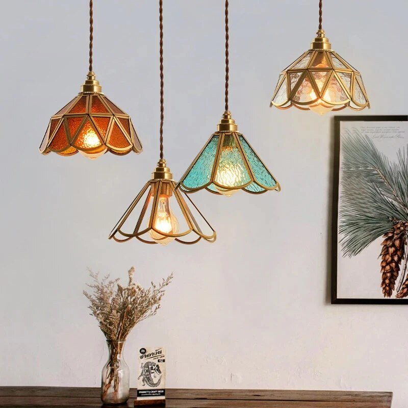 Stained Glass Pendant Lamp