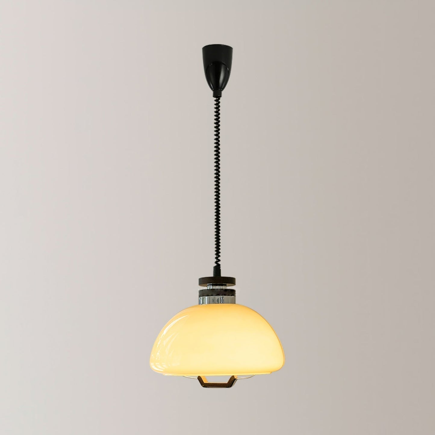 Vela Pudding Pendant Lamp Glass Ceiling Light | Modern Sculptural Design | E26/E27 Socket | Warm Ambient LED Lighting
