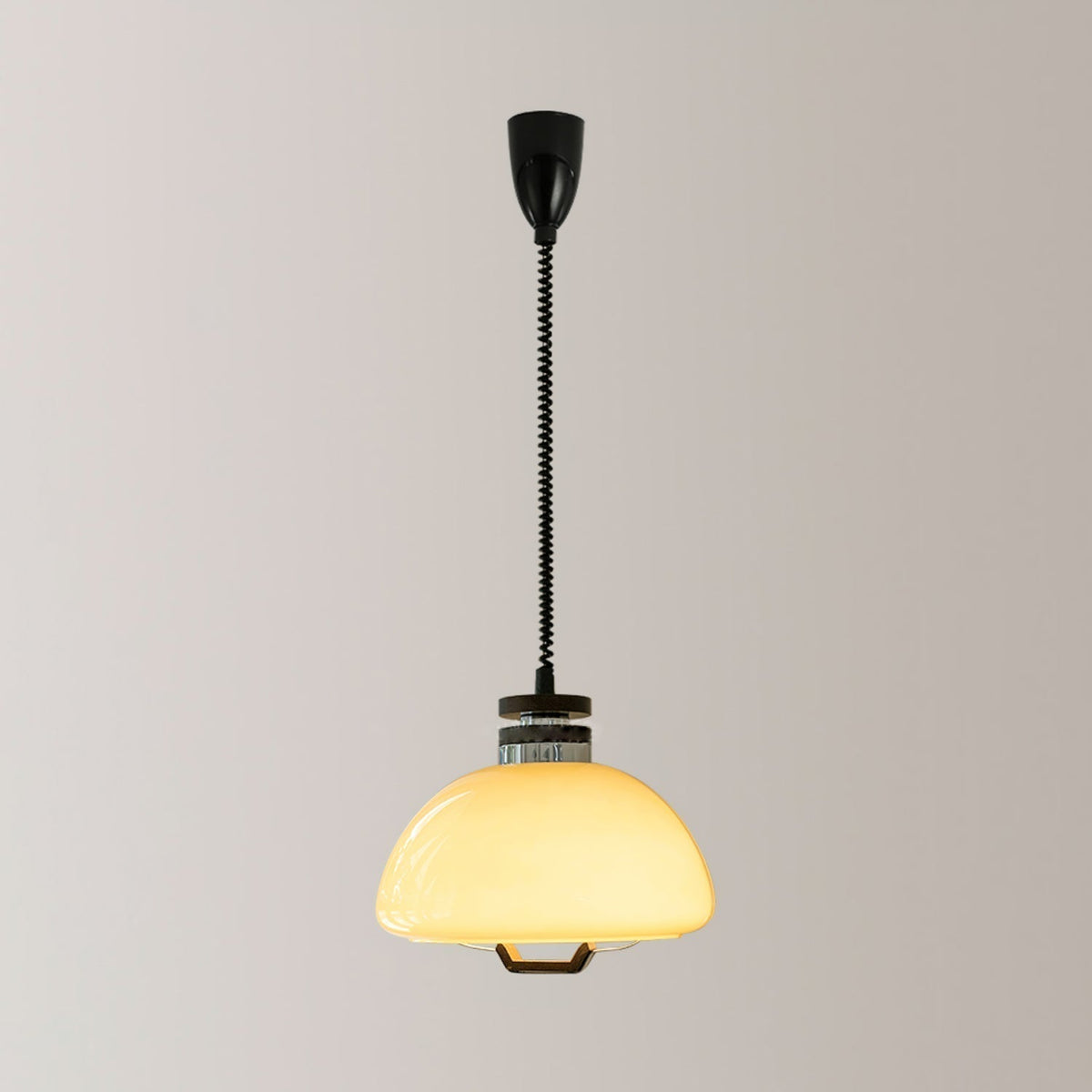 Vela Pudding Pendant Lamp Glass Ceiling Light | Modern Sculptural Design | E26/E27 Socket | Warm Ambient LED Lighting