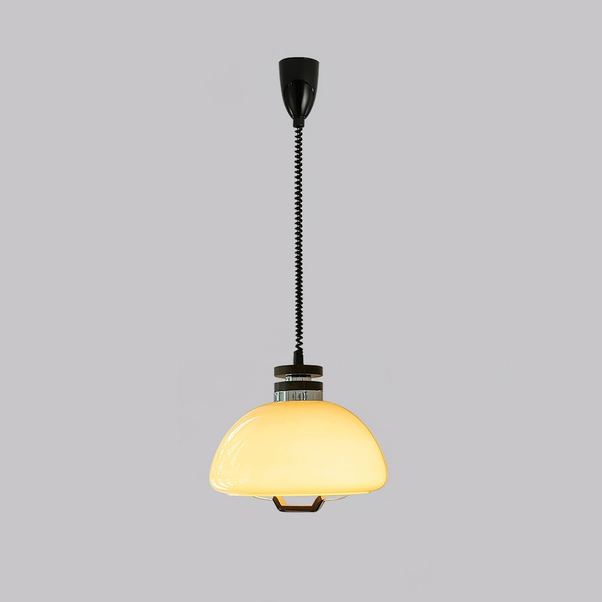 Vela Pudding Pendant Lamp Glass Ceiling Light | Modern Sculptural Design | E26/E27 Socket | Warm Ambient LED Lighting