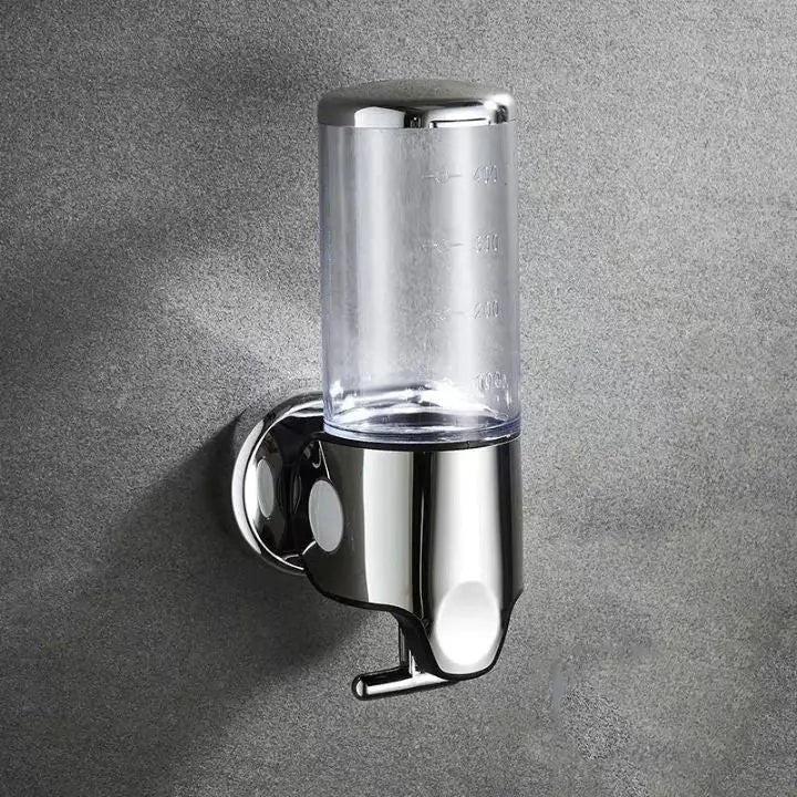 Wall-Mounted Soap Dispenser | Dish Soap Dispenser Set | Black, Silver & Transparent | SoapFlow