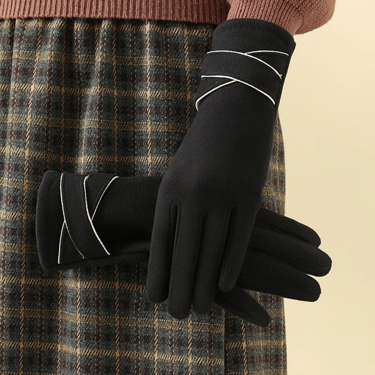 Women's Soft-Fit Gloves with a Slim Fit | Ideal for Winter Outdoor Activities