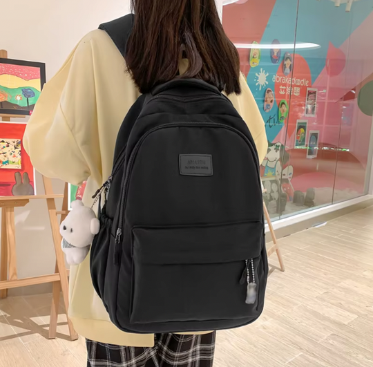 Waterproof school backpack with multiple compartments