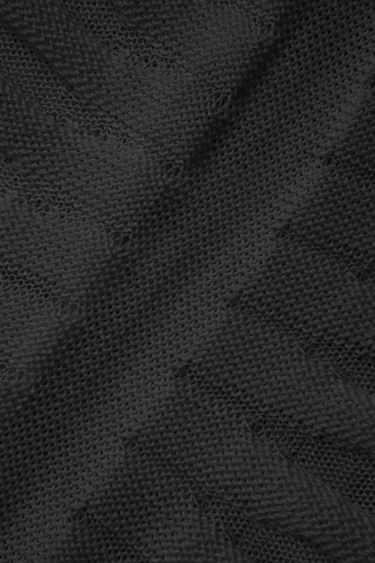 Mock Neck Knit Stripe Short Sleeve Maxi Dress 