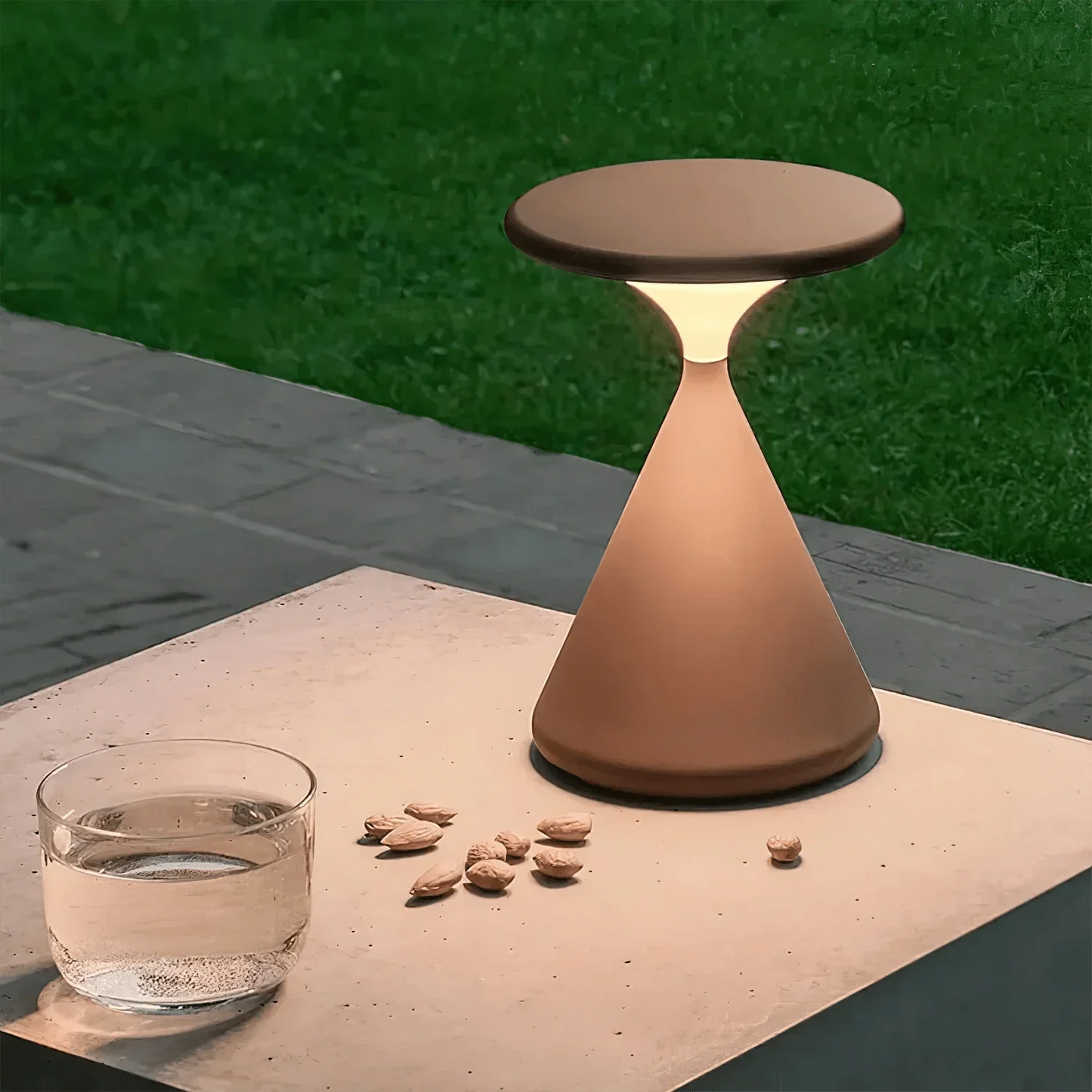Aeron Hourglass Wireless Table Lamp