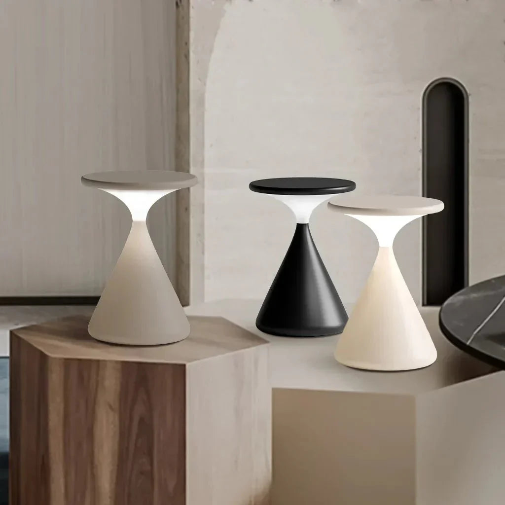 Aeron Hourglass Wireless Table Lamp