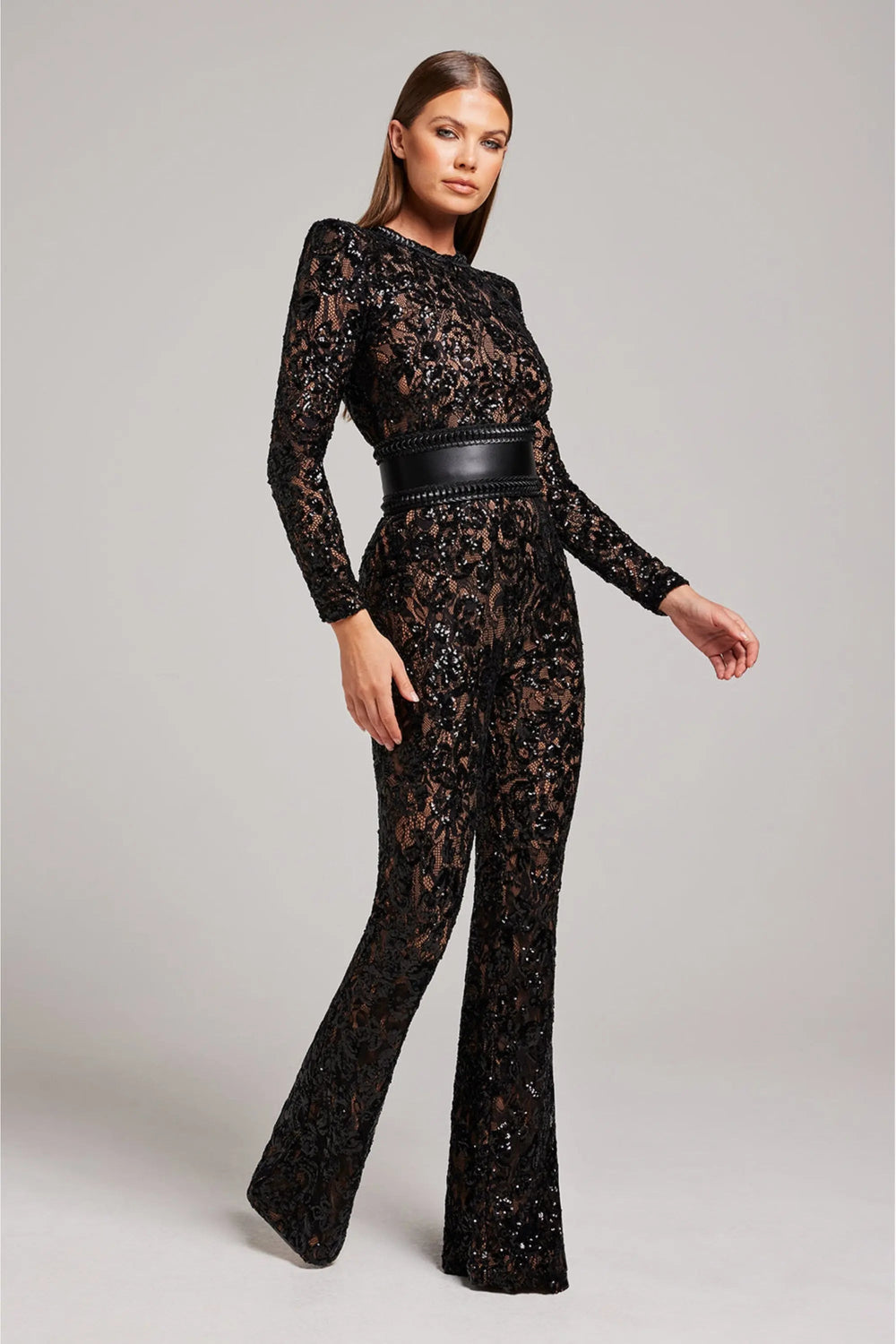 Women's | Jumpsuit | Lace | Long Sleeves | Elegant Fit