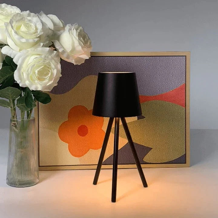 Rechargeable Table Lamp on Stand