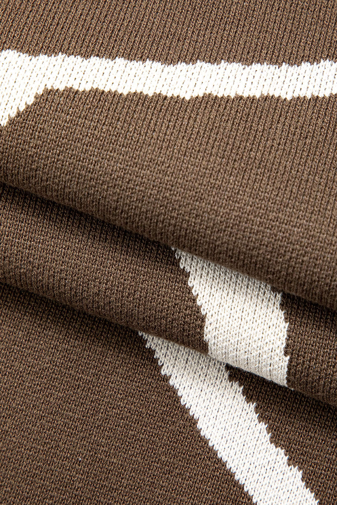 Line Pattern Cut Out Slit Wide Maxi Dress 