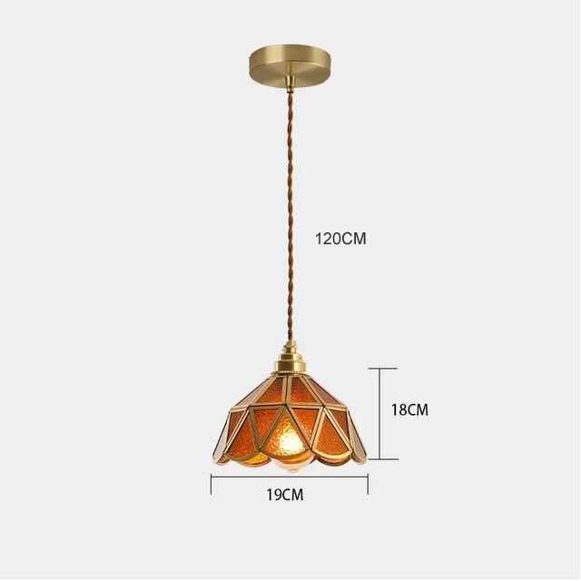 Stained Glass Pendant Lamp