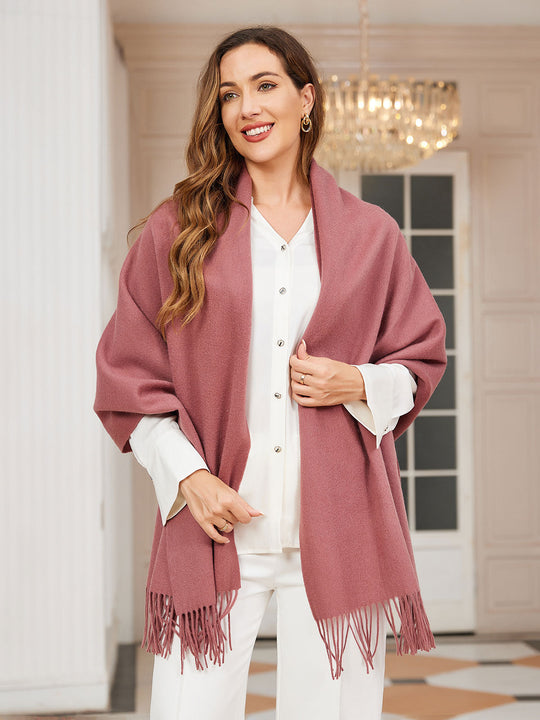 Women's Winter Scarf with Fringe | Ideal for the Cold Season