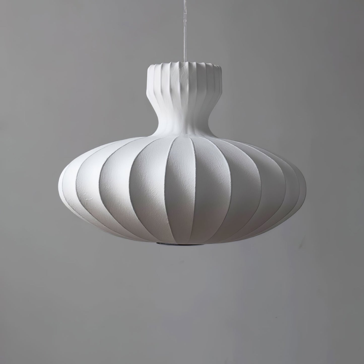 Bella Bloom Pendant Lamp | Pleated Silk Globe Ceiling Light | E26/E27 LED or Edison Bulb | Adjustable Hanging Fixture