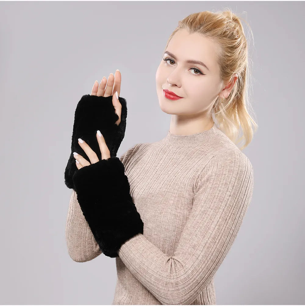 Fingerless Winter Gloves for Women | Ideal for everyday use and outdoor activities