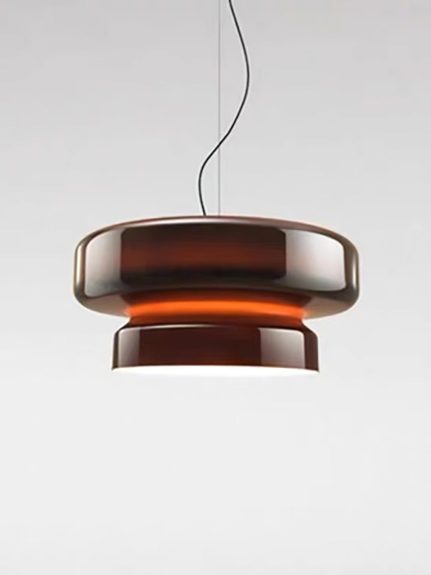 Bohemia Pendant Lamp | Blown Glass LED Light | Adjustable Suspension | Modern Organic Design for Home & Office