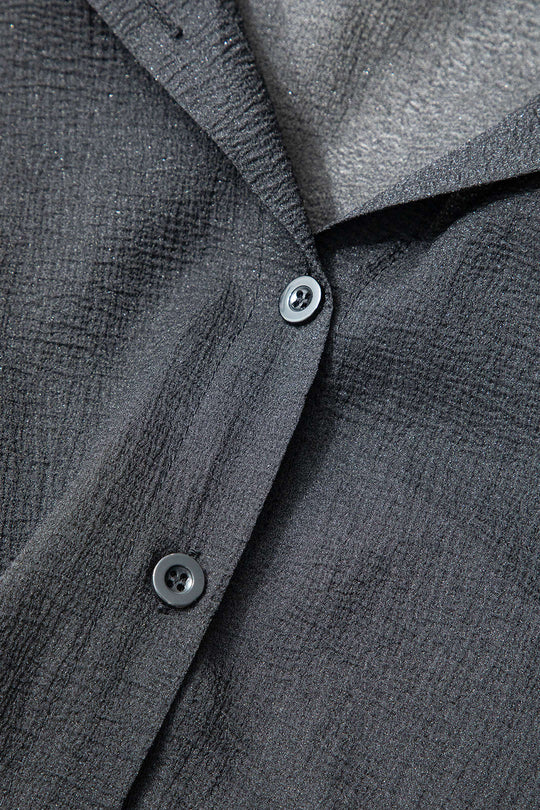 Zinnia - Classic Button Design Women's Mini Skirt Set