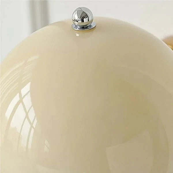 Cream Mushroom Wall Lamp Modern Scandinavian Wall Light | Glass Design | G9 Fixture | Warm Ambient Indoor Lighting