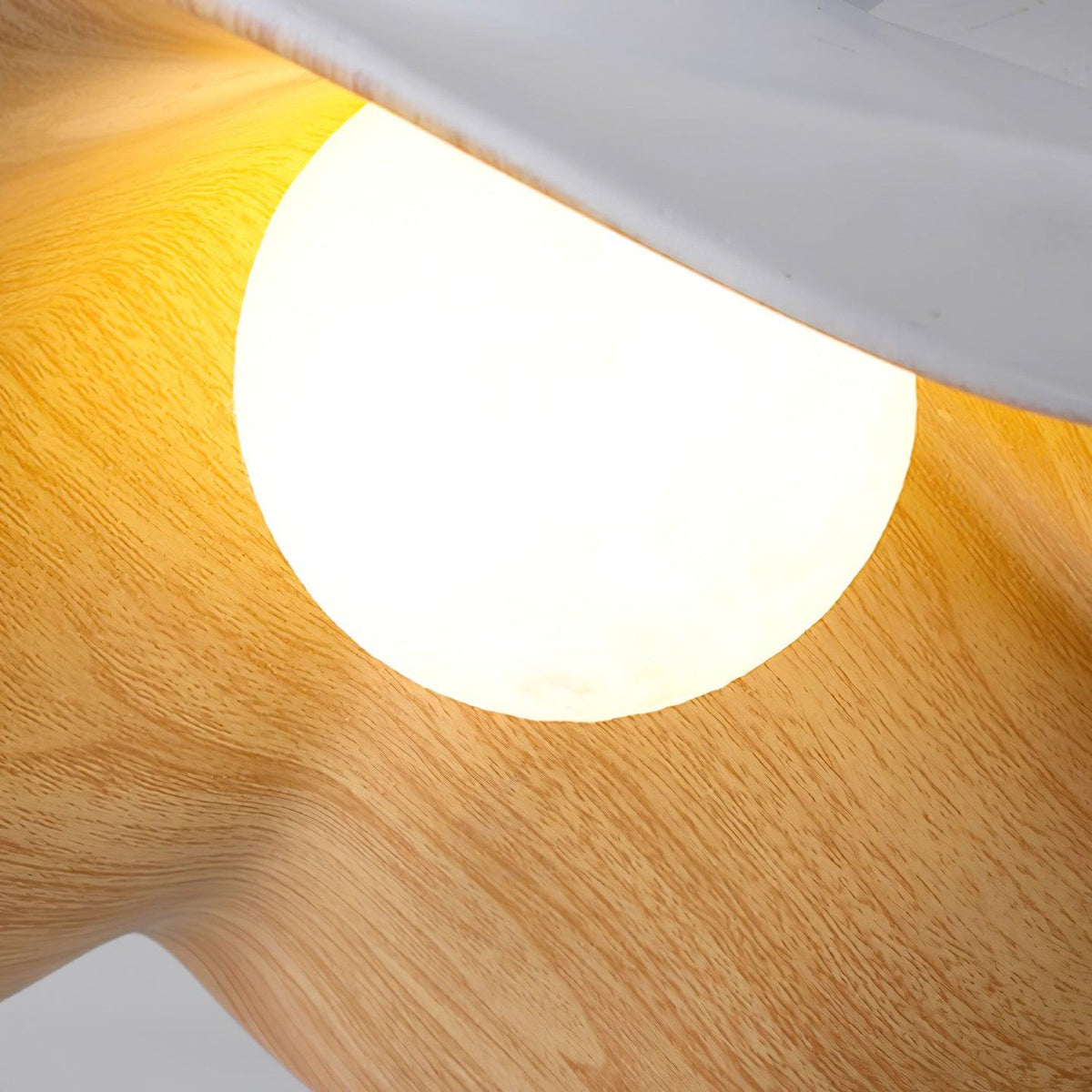 Casia Unique Pendant Lamp | Lotus Leaf-Inspired Metal & Resin Ceiling Light | G9 LED 5W | Artistic Water-Transfer Design | Adjustable Hanging Height