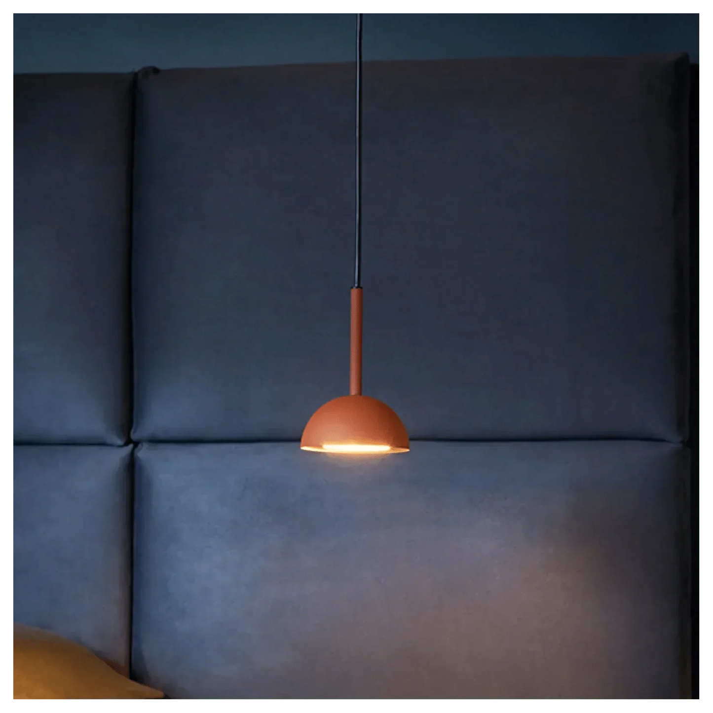 Cupolina Pendant Lamp Geometric Metal Design | Integrated LED 3000K Warm Light | Adjustable Hanging Height | Modern Indoor Lighting