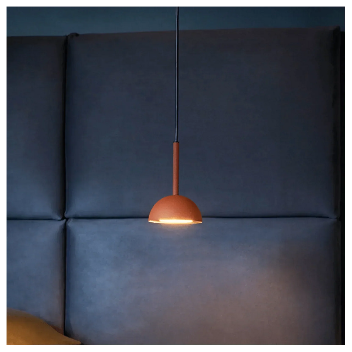 Cupolina Pendant Lamp Geometric Metal Design | Integrated LED 3000K Warm Light | Adjustable Hanging Height | Modern Indoor Lighting