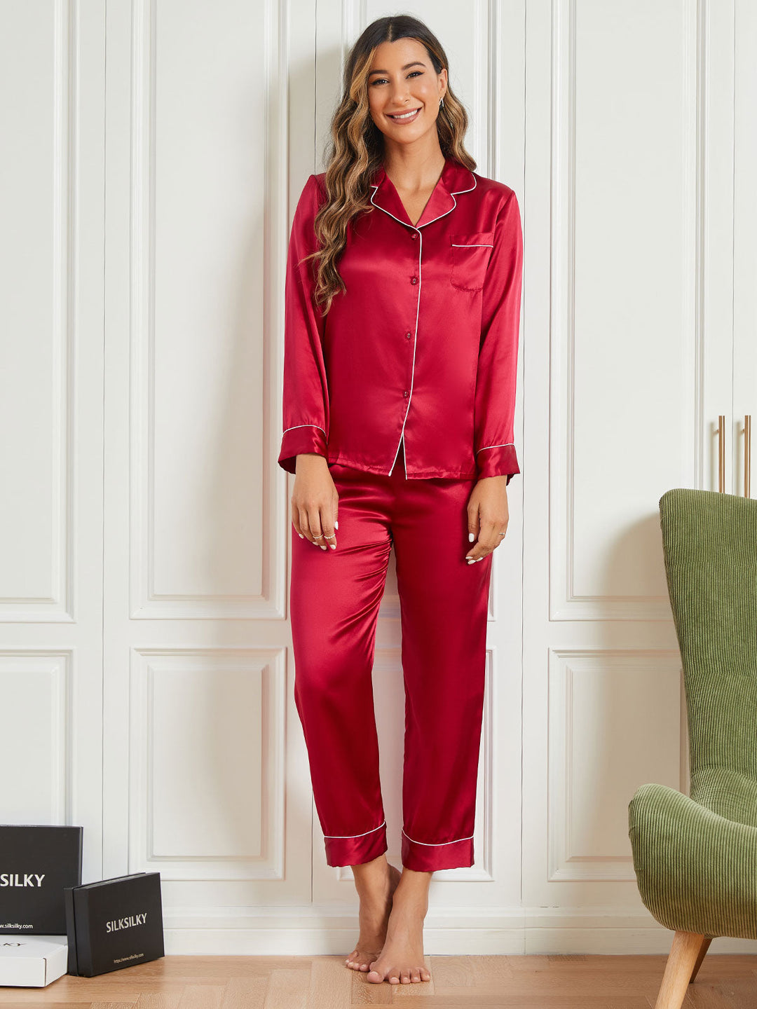 Audrina - Premium Morus Relaxation Women's Pyjama Set
