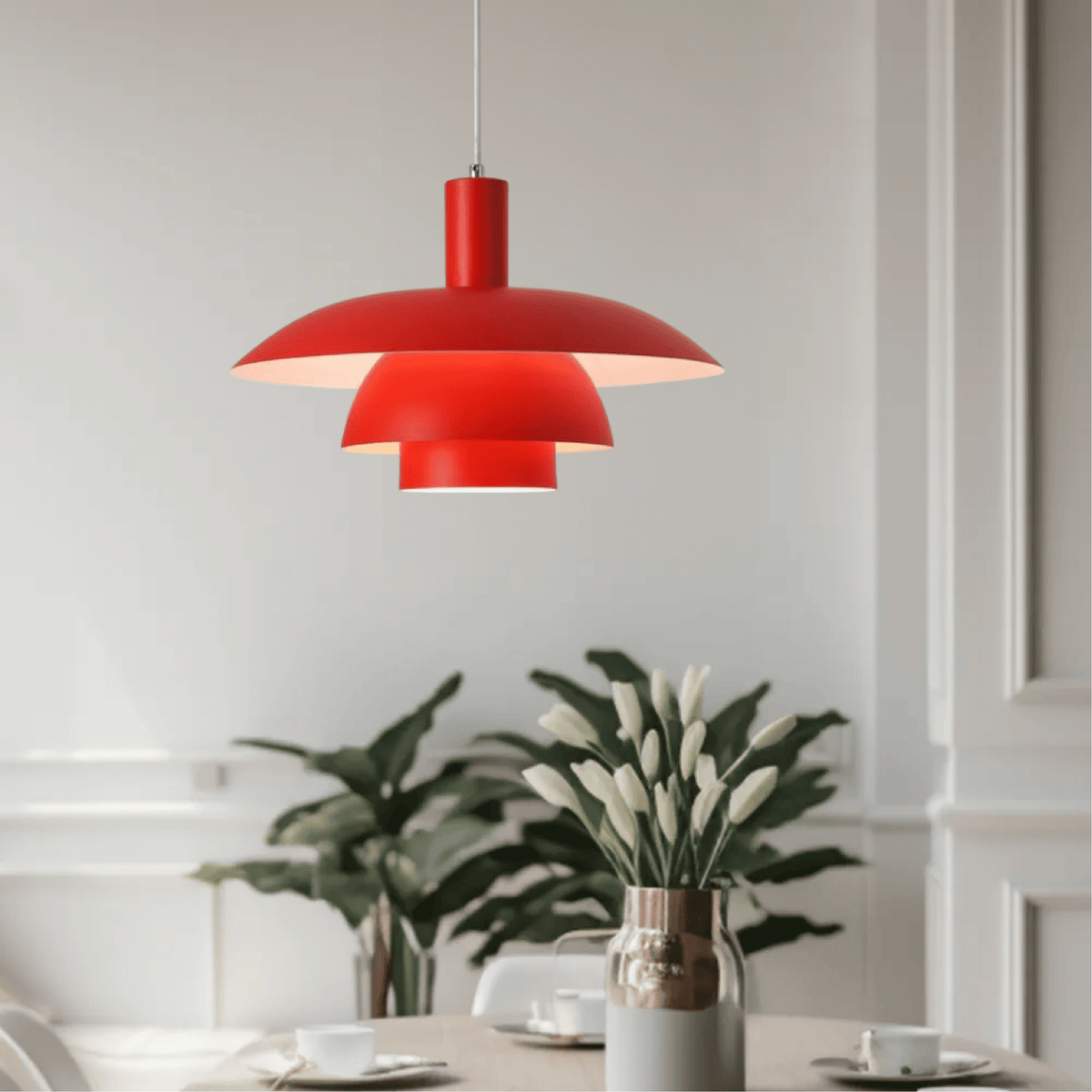 Danish Design Pendant Lamp Scandinavian Minimalist | LED Lighting | Metal | 5–10 m² Indoor Ambient Light