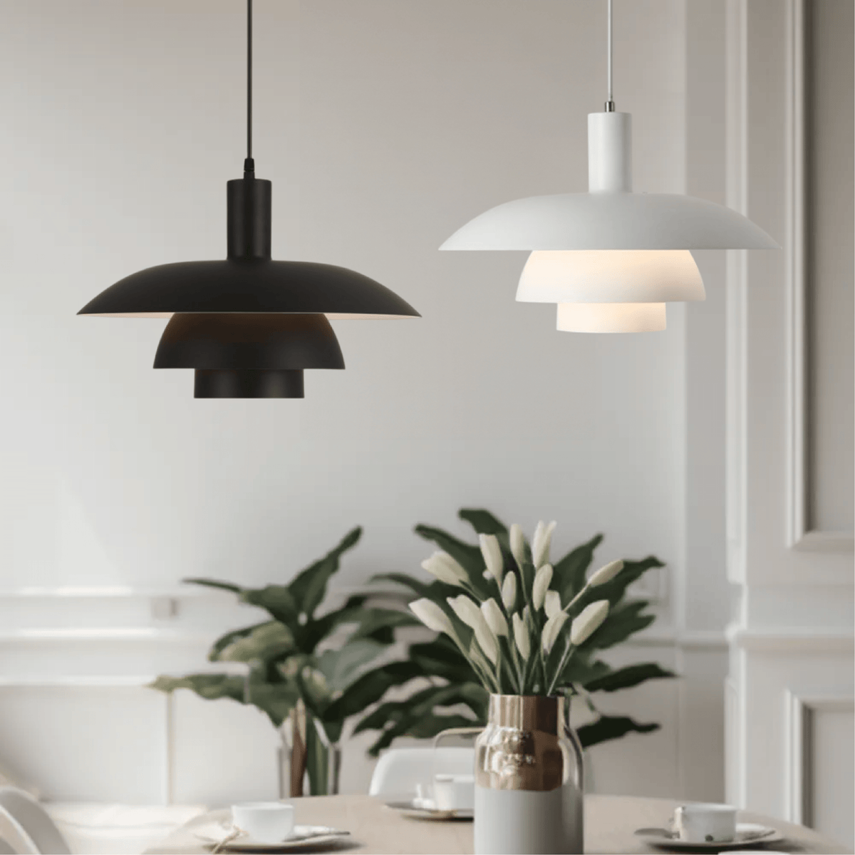 Danish Design Pendant Lamp Scandinavian Minimalist | LED Lighting | Metal | 5–10 m² Indoor Ambient Light
